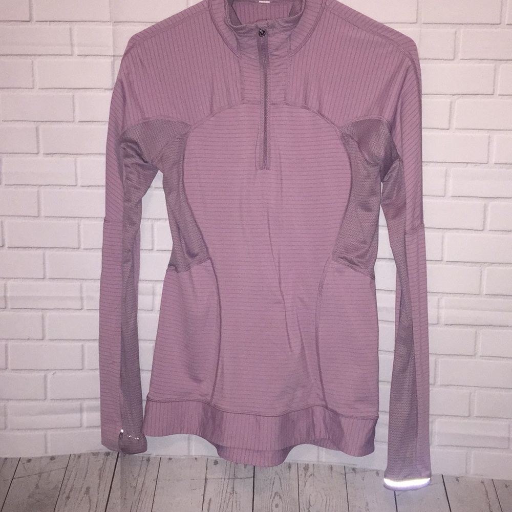 Lululemon quarter zip lilac pullover